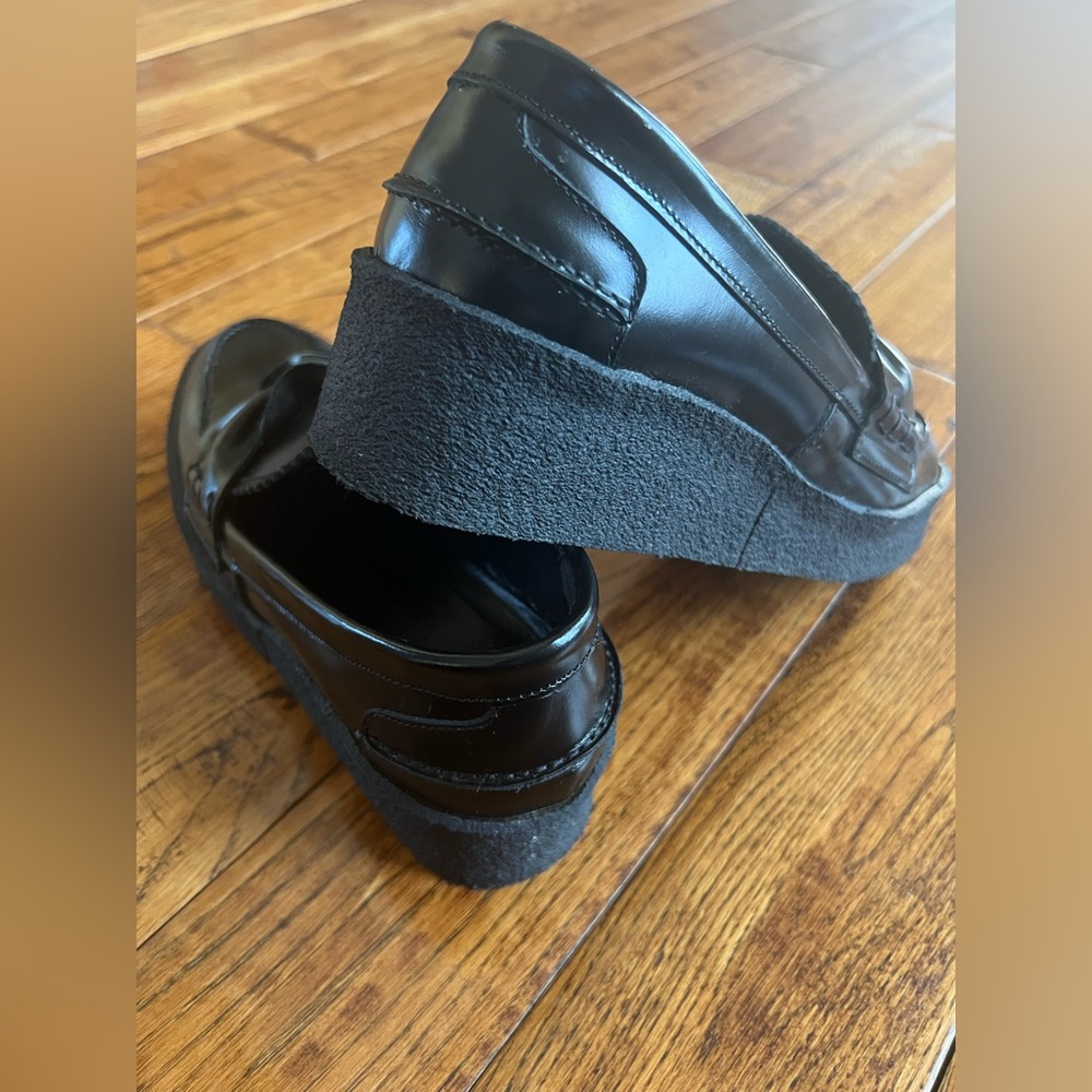 Yohji Yamamoto Loafers Soft Glass Thick Sole Black Size 7 (2 Japanese) - Picture 14 of 15